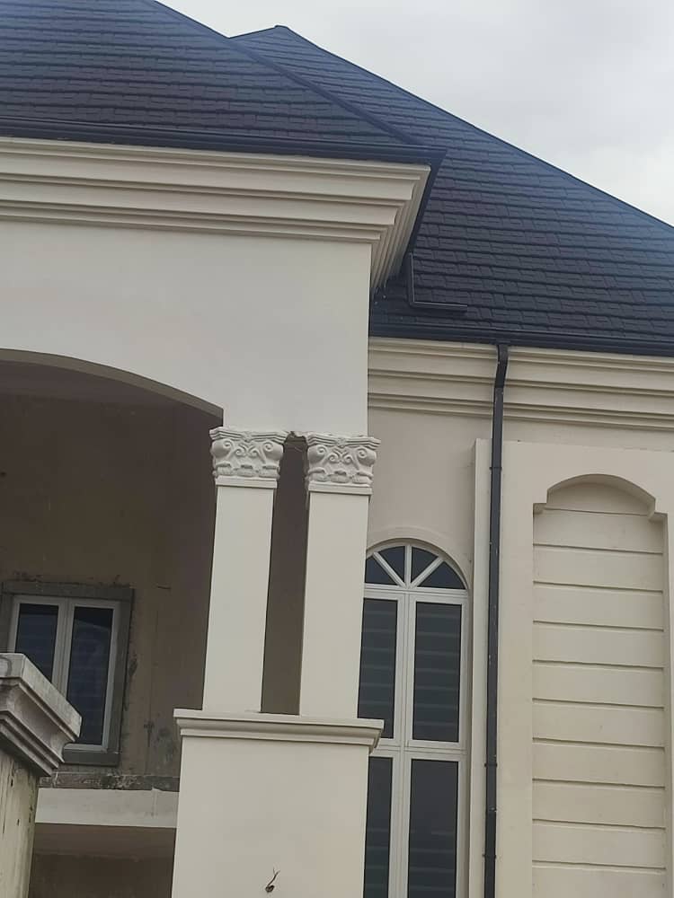 Roofman Nigeria Stone-coated roofing job 08131164110